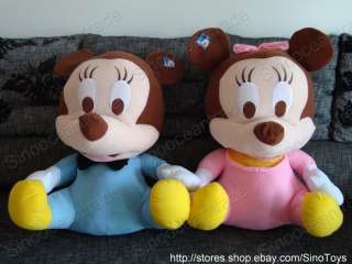 COUPLE OF BABY MICKEY MOUSE AND MINNIE MOUSE HUGE 40  
