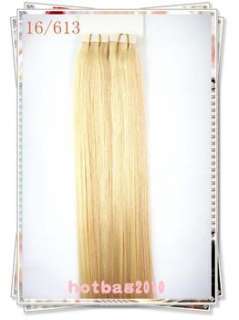 Remy Tape Hair Extension 1845cm,50g & 20 pieces 10 Color Availble 