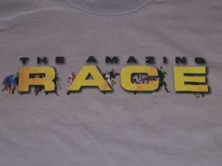 Amazing Race (TV Show) T Shirt (Size Large, Color Gray) New  
