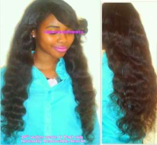 PReTTy Deep WATER WAVe Virgin Malaysian Remy U Part Wig 26 Removable 