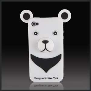  3D White Panda Bear w Ears Flexa silicone case cover for 