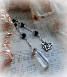 Triquetra Goddess Pendulum Gift set,wiccan divination,witchcraft,wicca 