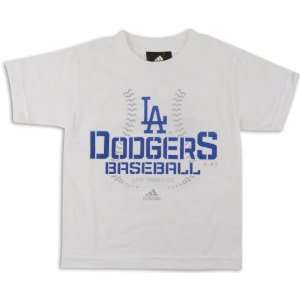  Los Angeles Dodgers White Kids (4 7) Swift Sweep T Shirt 