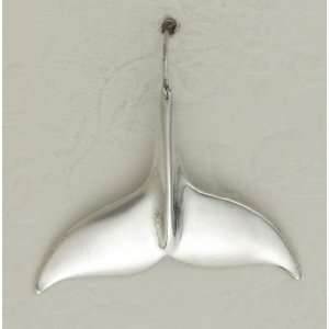  A Beautiful Whales Tail Earrings in Sterling Silver 