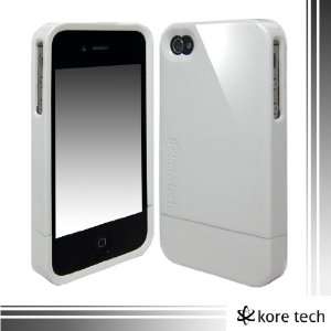 KoreTech (TM) Apple iPhone 4 and 4S Glider Case   Crystal White (Fits 
