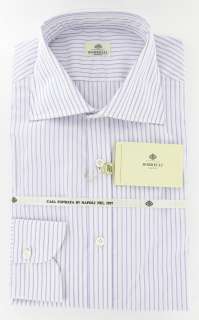 New $425 Borrelli Blue Shirt 15.75/40  