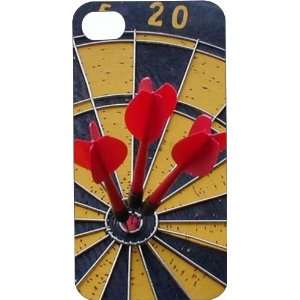  Case Custom Designed Dartboard & Darts iPhone Case for iPhone 4 