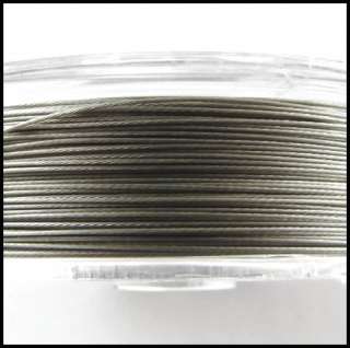 70M Beading Wire Jewelry Cord SILVER TIGER TAIL 0.45mm  