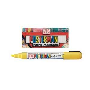 Zig Posterman Chalkboard Marker Pen 6mm Tip   White  