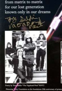 Grateful Dead Janis Joplin Jerry Garcia Fillmore Rock Poster Signed 