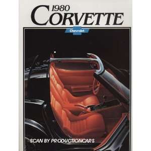   1980 Chevrolet Corvette Sales Brochure Book Catalog 