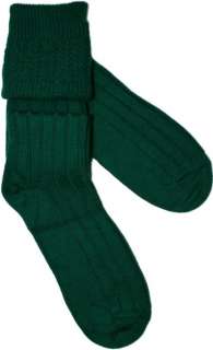 Kilt Hose Black, Green, Ecru Or Charcoal WOOLRICH Socks  