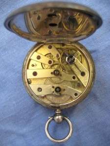 Andre Mathey Silver Swiss Pocket Watch Made For Wilsons Penrith Not 