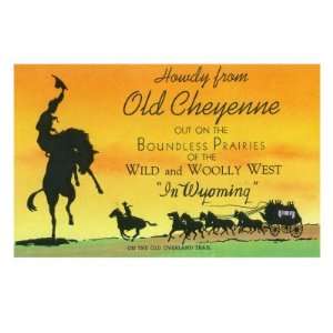 Cheyenne, Wyoming   Howdy from Old Cheyenne, Silhouettes 