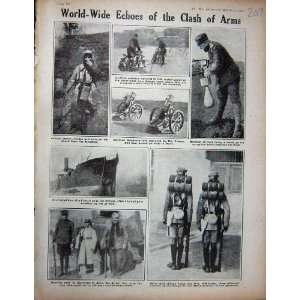   1915 WW1 Soldiers African Rifles French Ship Officer