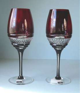 Waterford John Rocha Red Voya White Wine Glasses New  