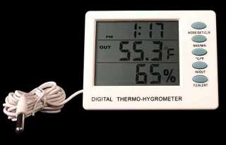 Wine Cellar Thermometer/Hygrometer (measures temperature & relative 