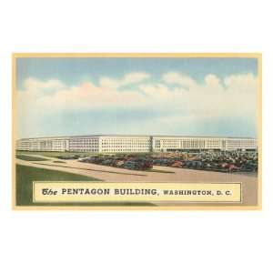 The Pentagon Premium Giclee Poster Print, 12x16