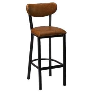   Dixon Upholstered Counter Stool Wine, Anodized Nickel