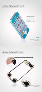   4S Aluminum Skin Guard Simple Case Casing Luxury Design Blue  