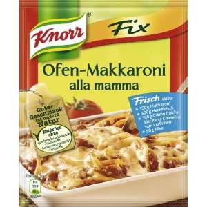 Knorr Fix Oven Macaroni alla mamma Grocery & Gourmet Food
