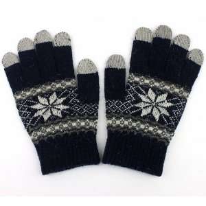  Snowflake Wool Winter Gloves Touch Screen Gloves for 