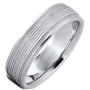  6.00 Mm. New Argentium 935 Non Tarnish Silver Wedding Band 