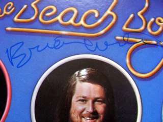 BRIAN WILSON autographed LP Beach Boys 15 Big Ones 1976  