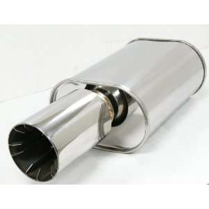  OBX/FORZA 3 INLET OVAL MUFFLER with TIP Automotive