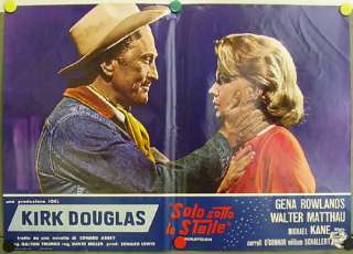 LONELY ARE THE BRAVE   KIRK DOUGLAS   Great Very Rare Original 