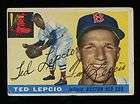   1955 topps cards Fred Marsh Ted Lepcio Pete Daley Bill Consolo  
