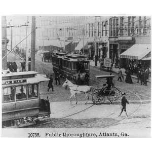   ,Fulton County,Georgia,GA,electric streetcars,wagons