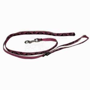    Lupine Nylon Dog Leash 4 foot x 1/2 inch Tickled Pink