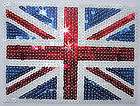 uk union jack flag 5mm sequin iron on transfer patch