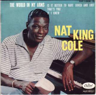 NAT KING COLE THE WORLD IN MY ARMS FRENCH 60S EP  