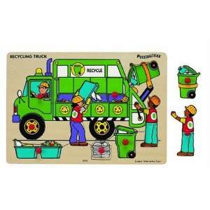   Puzzibilities Piece By Piece Learning L2 Recycling Truck Toys & Games