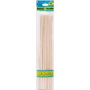  Dowel Rods 12 1/4 10/Pkg