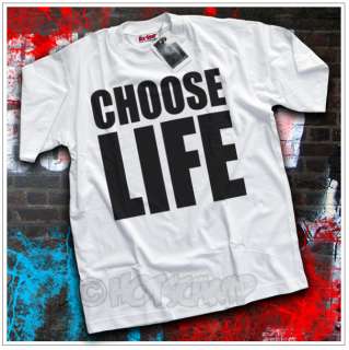 Choose Life T Shirt Wham George Michael 80s Fancy Dress  