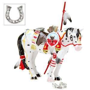  Trail of Painted Ponies War Pony Jeweled Box Everything 