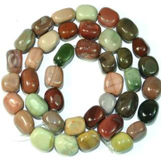 6x8 10x12mm Nugget Gemstone Beads 15.5  