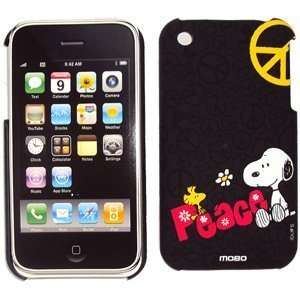   Back Cover for Apple iPhone 3G & 3GS, Snoopy Black Electronics