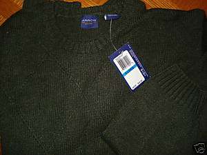 Arrow USA 1851 Sweater Olive Green NWT Mens XL  