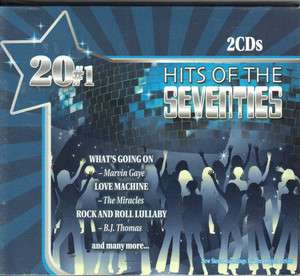 20 #1 Hits of The Seventies 2 Cds 70s Disco & Rock 779836825223 