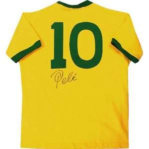 Pele Autographed Brazil National Team Jersey  Sports 