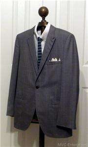 50s/60sRat Pack Gray Peaked Custom Detail Suit ~40R  