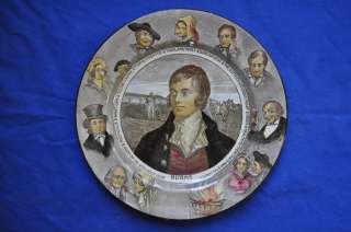 Robert Burns Royal Doulton Plate 10.5 diameter, D3397  