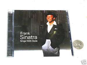 ORIGINAL FRANK SINATRA SINGS WITH STYLE 1 CD DISK 2007  