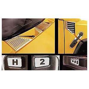  Manik 452076SB Brushed Trim Moldings, for the 2004 Hummer H2 