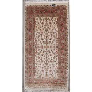11 Pak Persian Area Rug with Silk & Wool Pile    a 3x4 Small Rug 