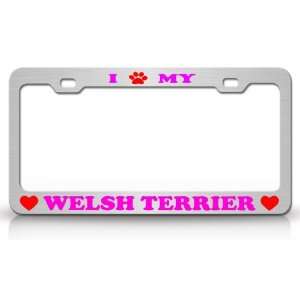  I PAW MY WELSH TERRIER Dog Pet Animal High Quality STEEL 